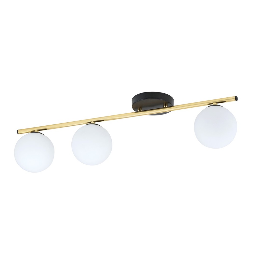 Lampada da soffitto Monza 3 Bl Opal