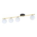 Monza 4 Bl Opal ceiling lamp