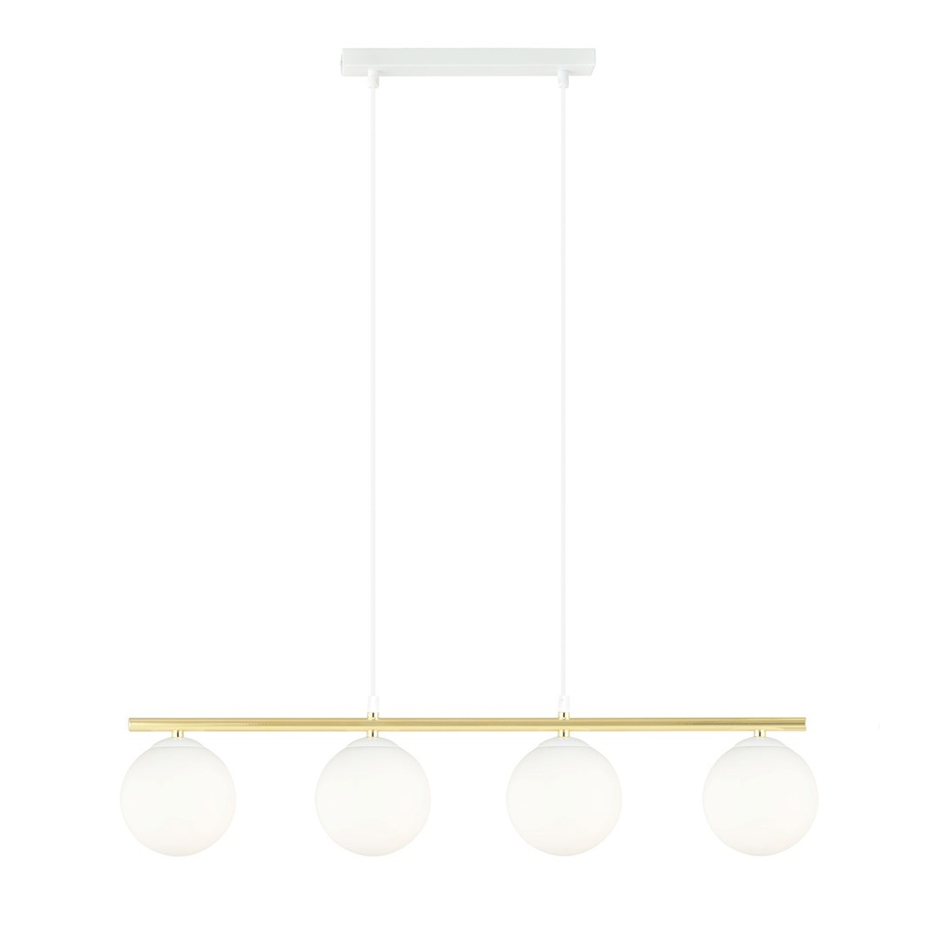 Pendant lamp Quando 4 Wh Opal