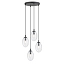 Astral 4 Bl Premium Transparent pendant lamp