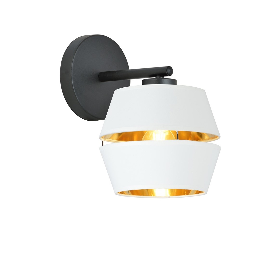 Lampada da parete  Piano K1 White/Gold 
