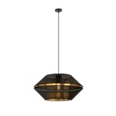 Lampada a sospensione  Malia 1 Black/Gold 