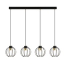 Ajax 4 Black/Gold pendant lamp