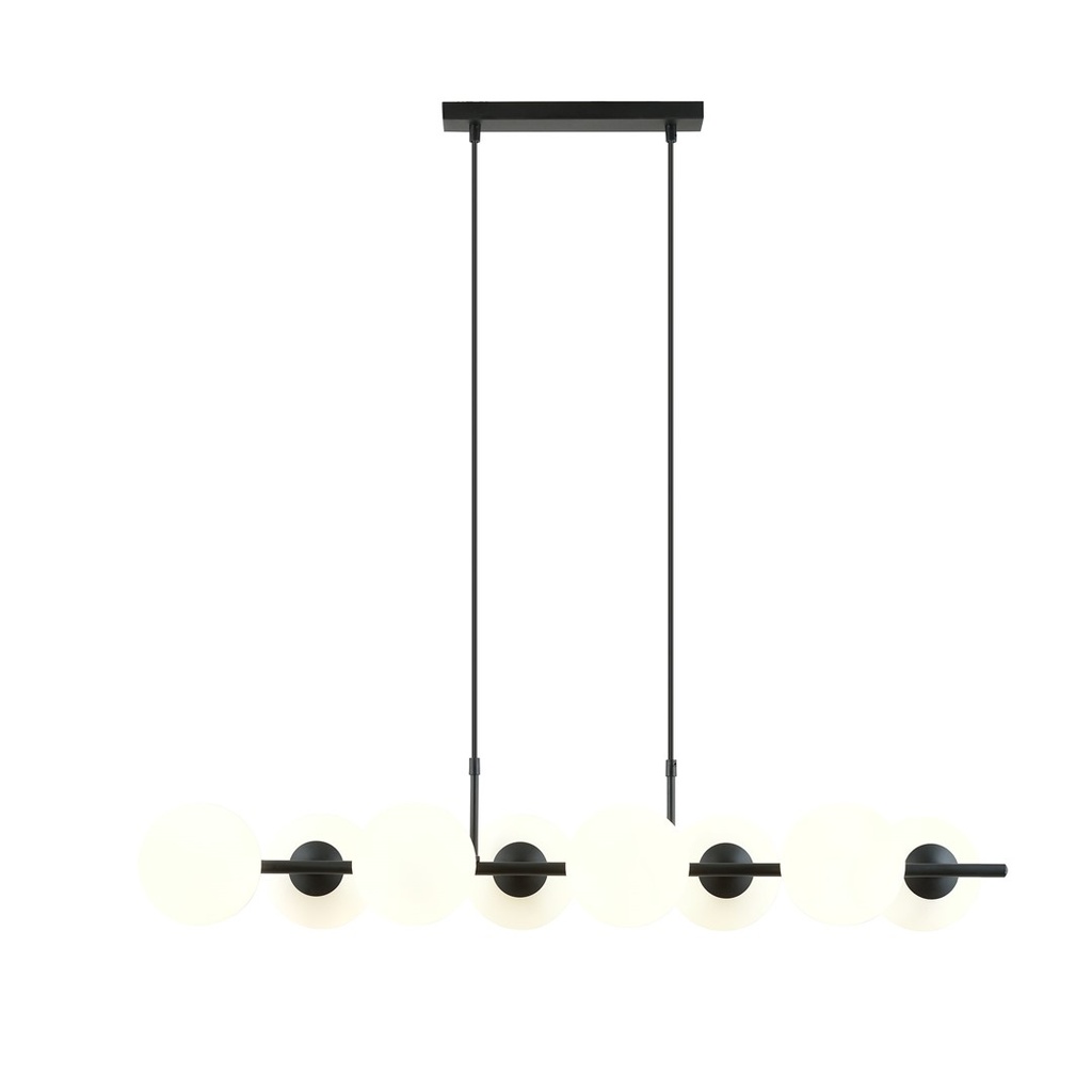 Lampada a sospensione Rory 8 Opal