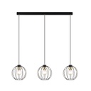 Gino 3 Black/Gold pendant lamp