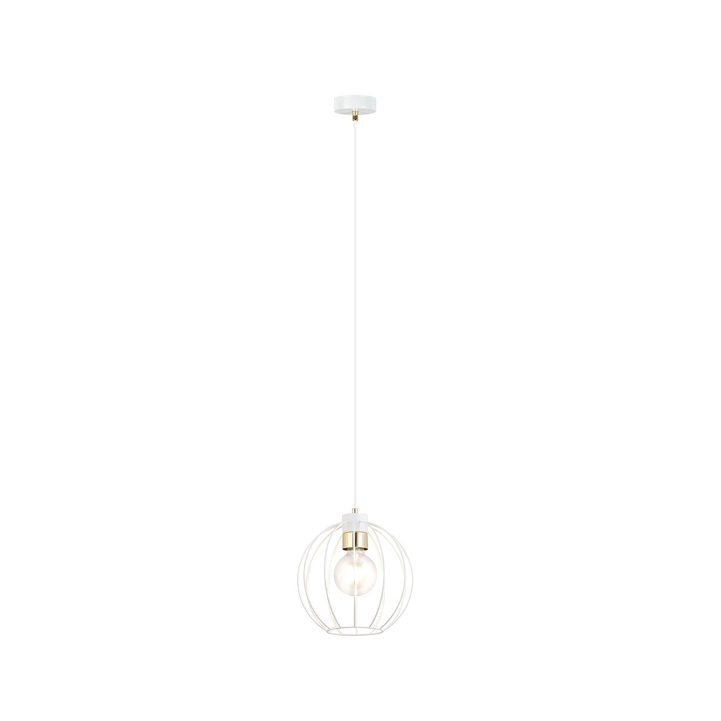 Lampada a sospensione Gino 1 White/Gold