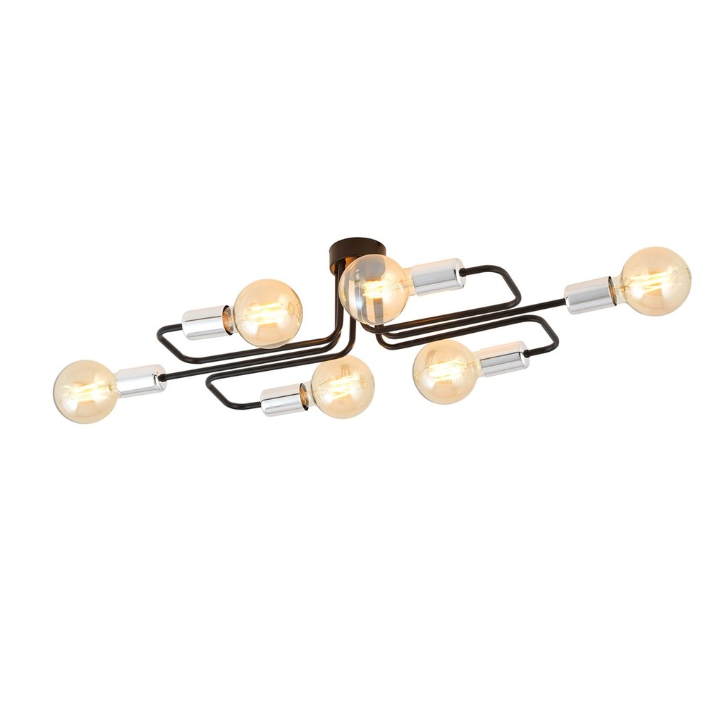 Lampada da soffitto Veken 6A Silver
