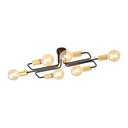 Lampada da soffitto Veken 6A Gold