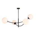 Lampada da soffitto Hunter 4 Black/Opal