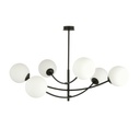 Hunter 6 Black/Opal ceiling lamp