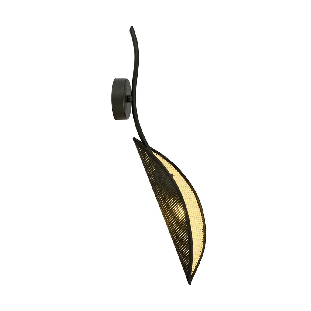Lampada da parete Lotus K1 Black/Gold