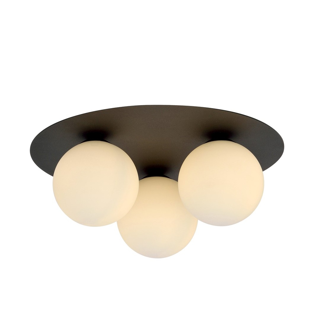 Lampada da soffitto Solar 3 Black/Opal