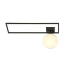 Imago 1A Black/Opal ceiling lamp