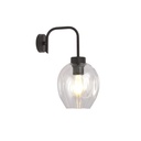 Lukka K1 Black/Transparent wall lamp
