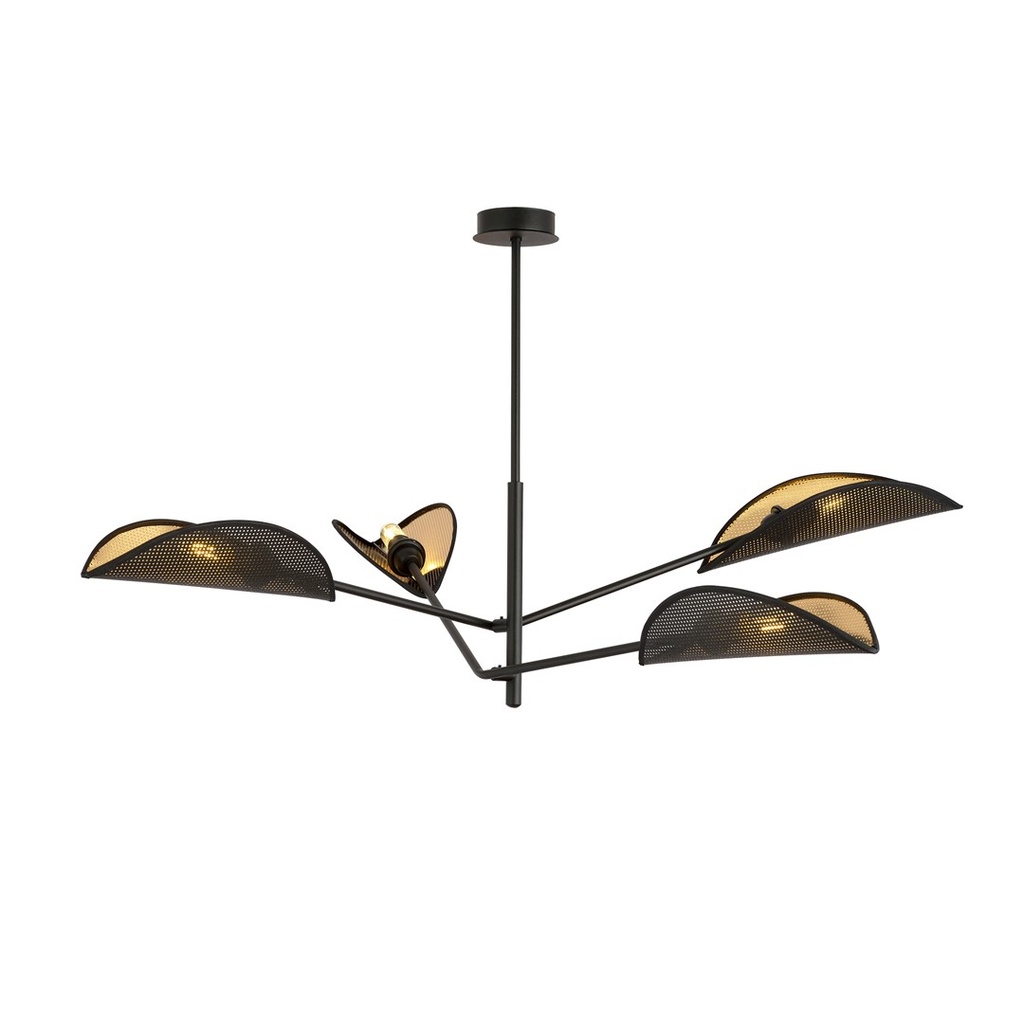 Vene 4 Black/Gold ceiling lamp