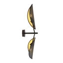 Vene K2 Black/Gold wall lamp