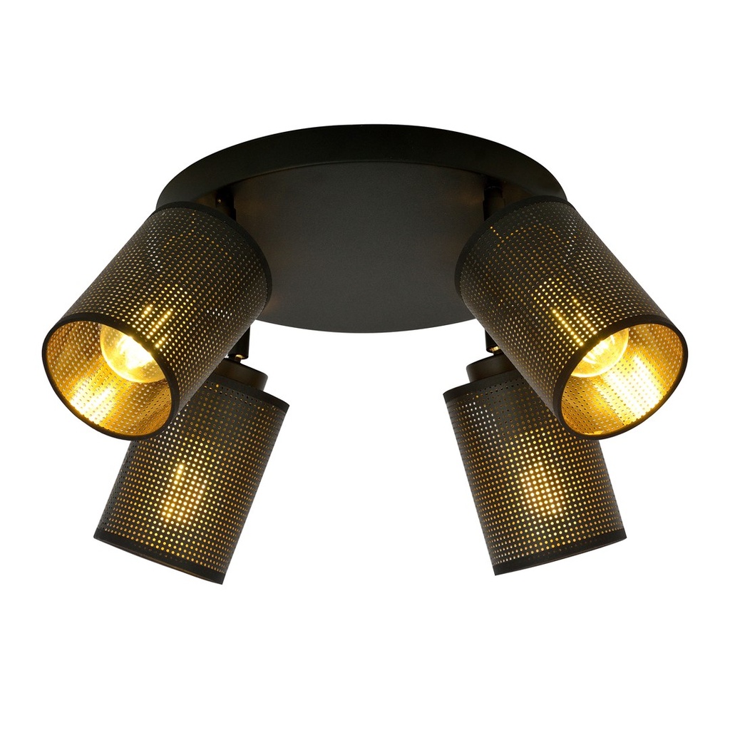 Bronx 4 Premium Black ceiling lamp