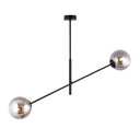 Lampada a sospensione Linear 2 Black/Grafit