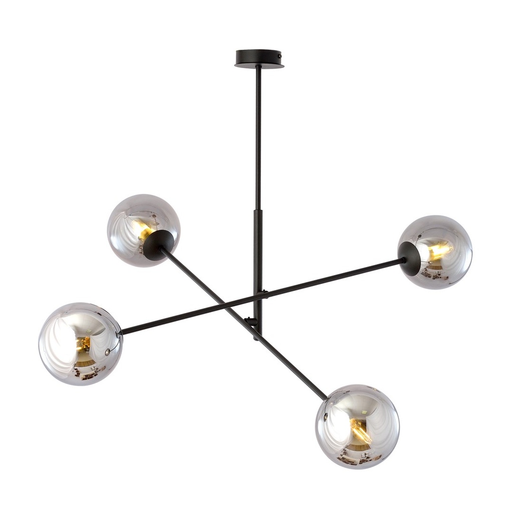 Linear 4 Black/Grafit pendant lamp