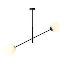 Linear 2 Black/Opal pendant lamp