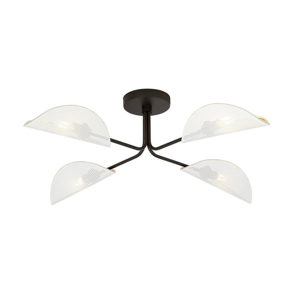 Lampada da soffitto Gomez 4 White/Gold