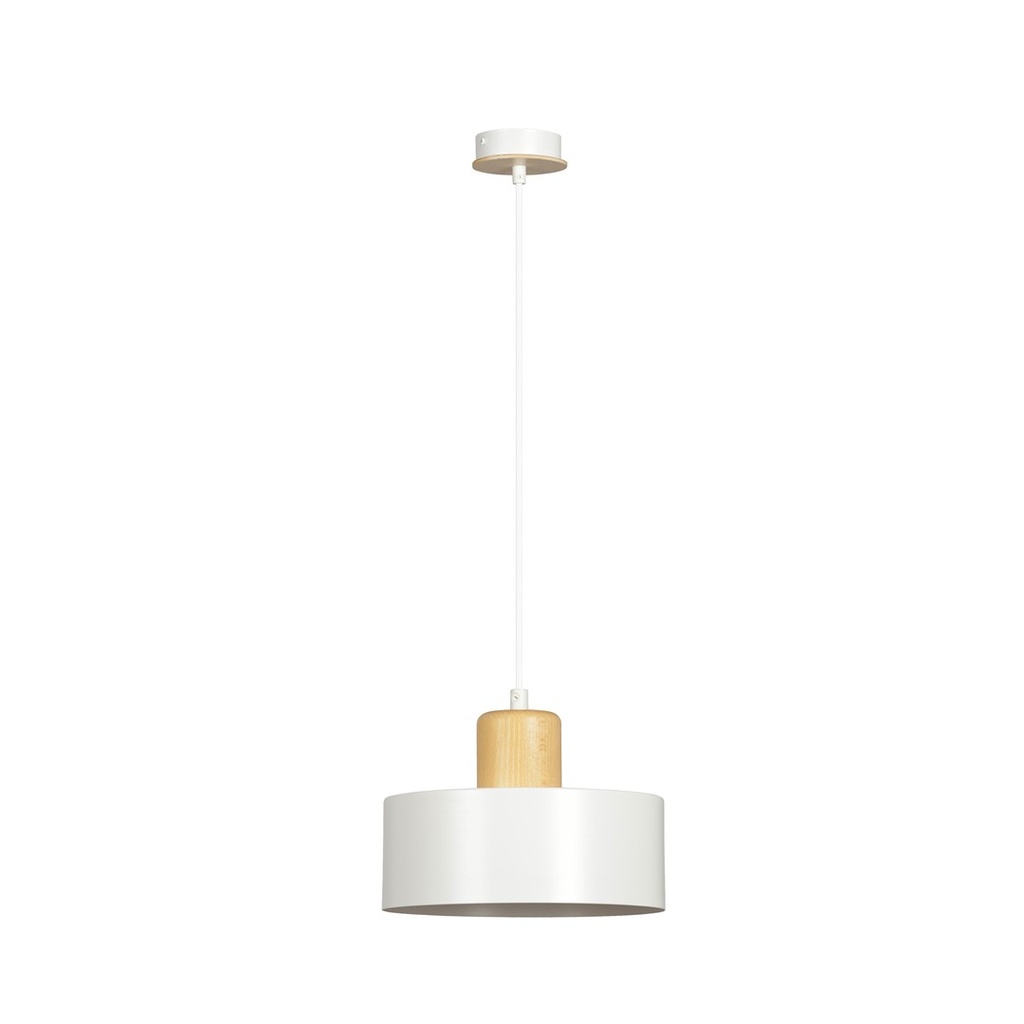 Lampada a sospensione Torin 1 White