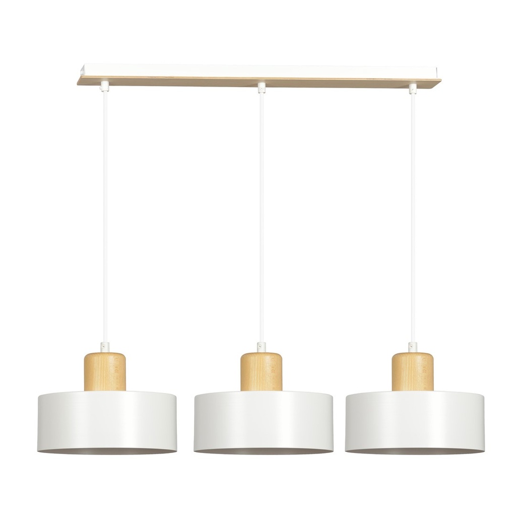 Torin 3 White pendant lamp