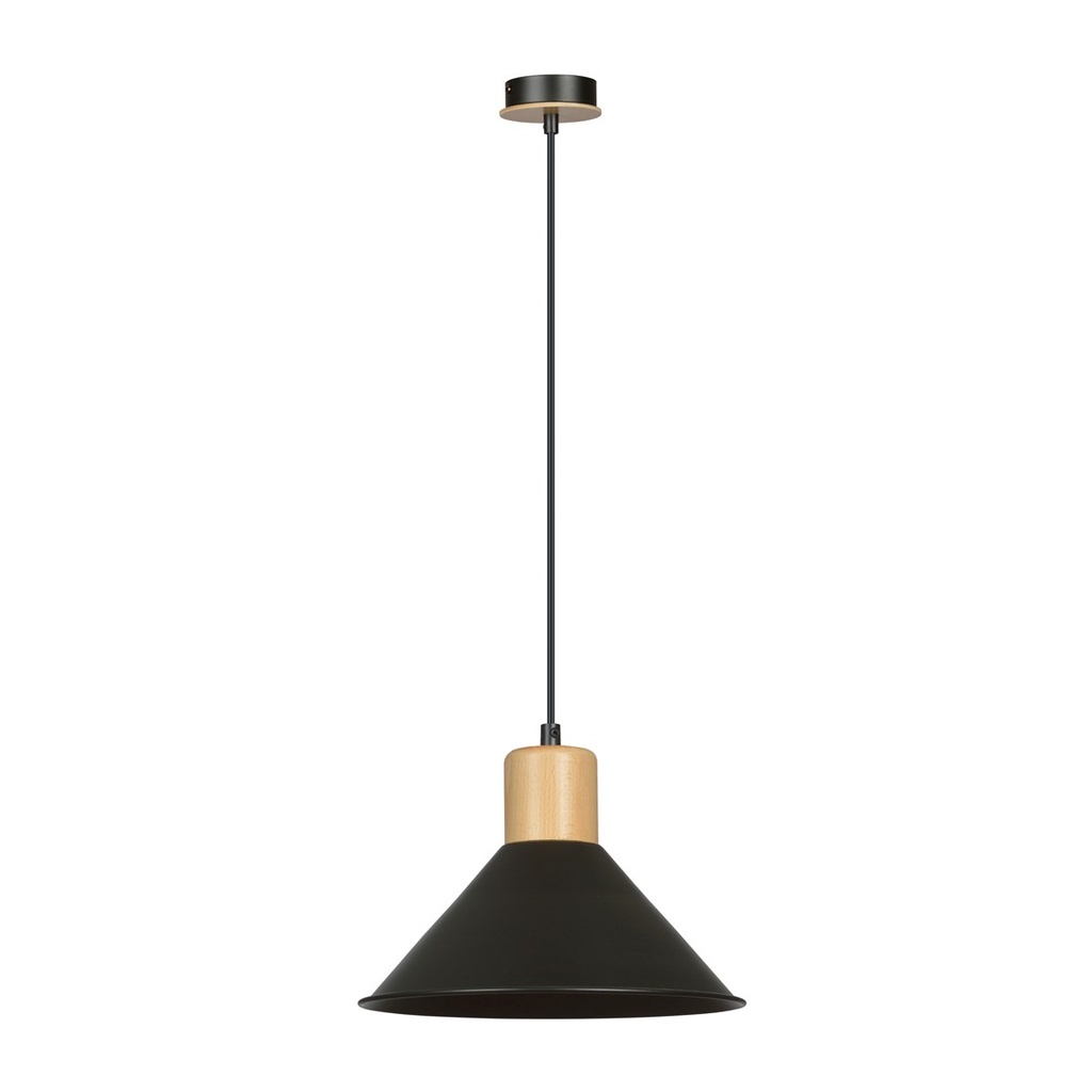Rowen 1 Black pendant lamp