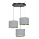 Lampada a sospensione Hilde 3 Bl Premium Gray