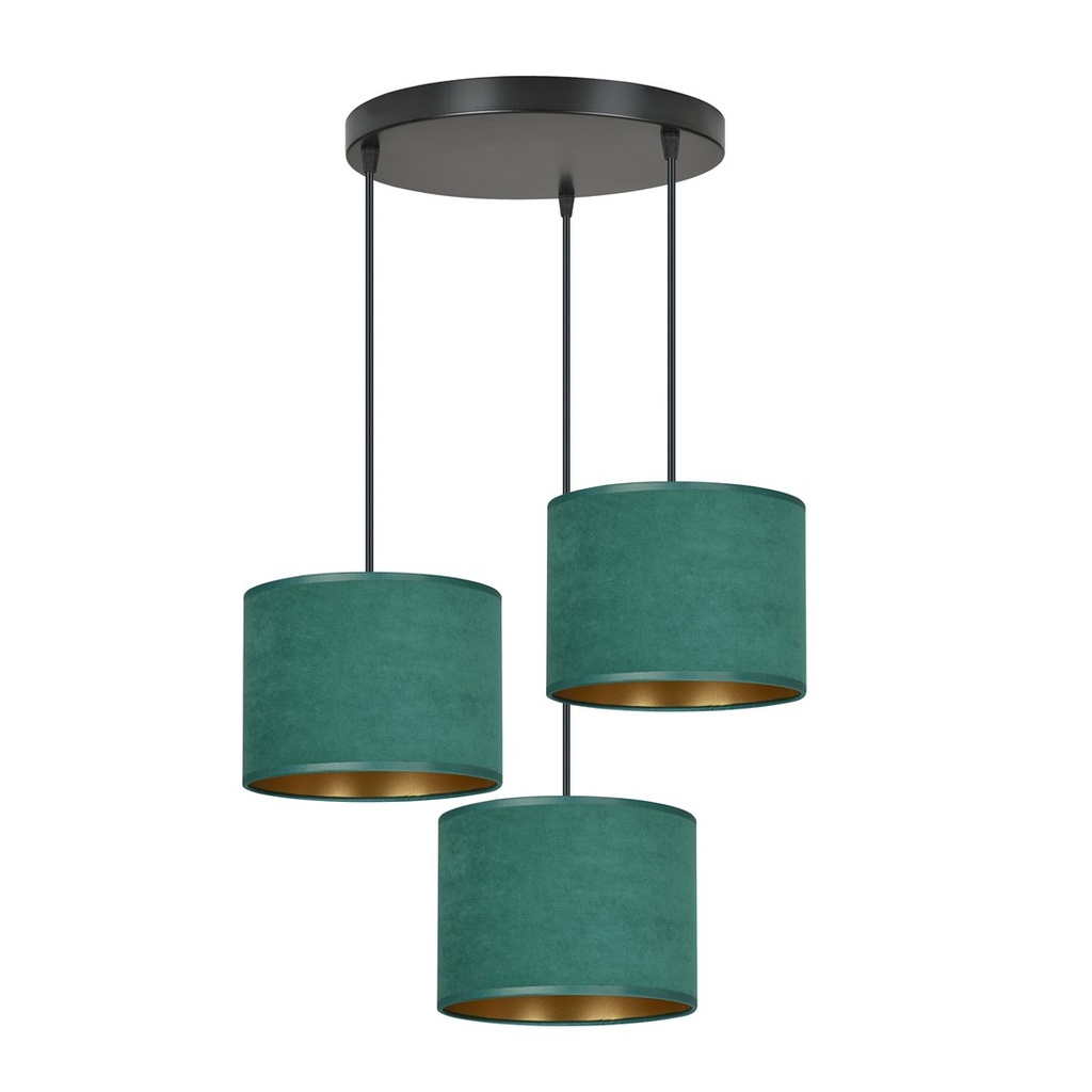 Hilde 3 Bl Premium Green pendant lamp