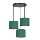 Hilde 3 Bl Premium Green pendant lamp