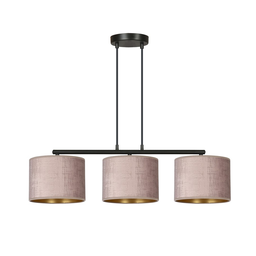 Hilde 3 Bl Rose pendant lamp