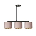 Lampada a sospensione Hilde 3 Bl Rose