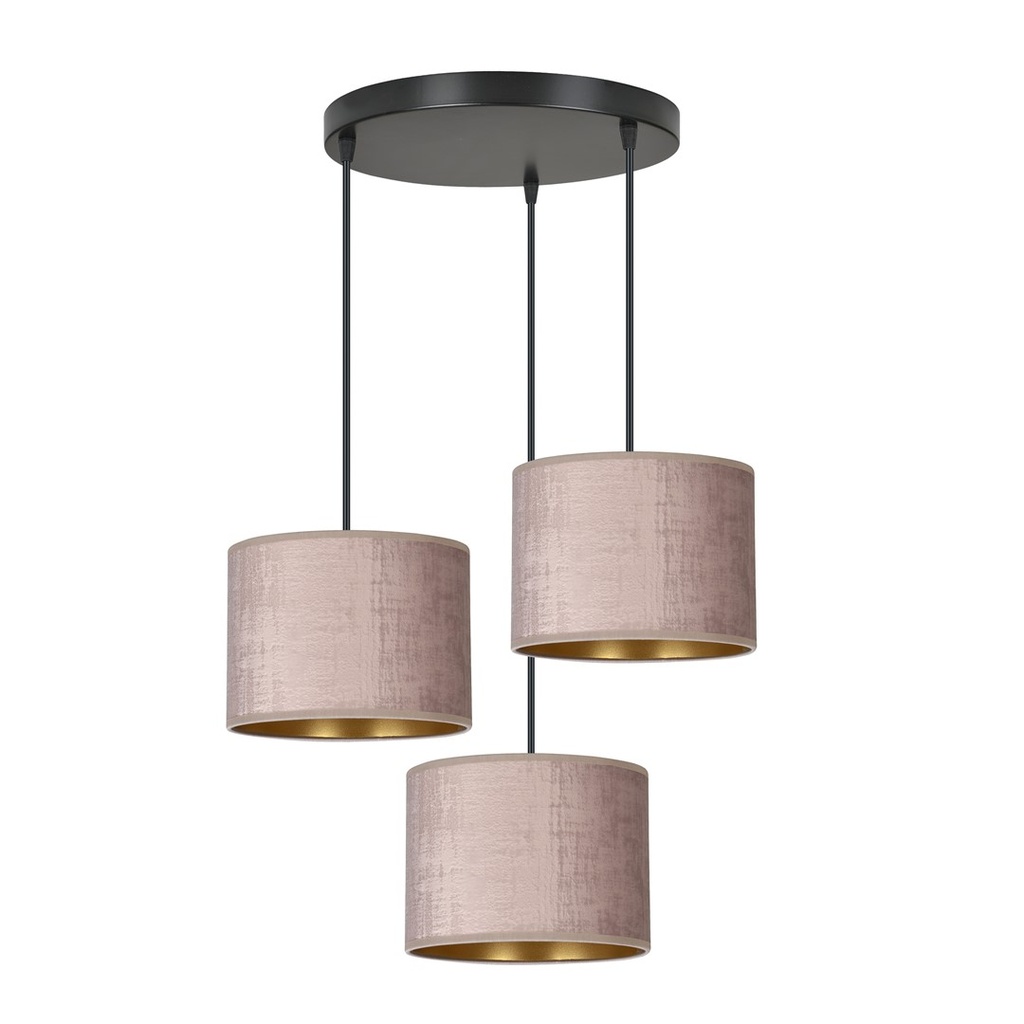 Hilde 3 Bl Premium Rose pendant lamp