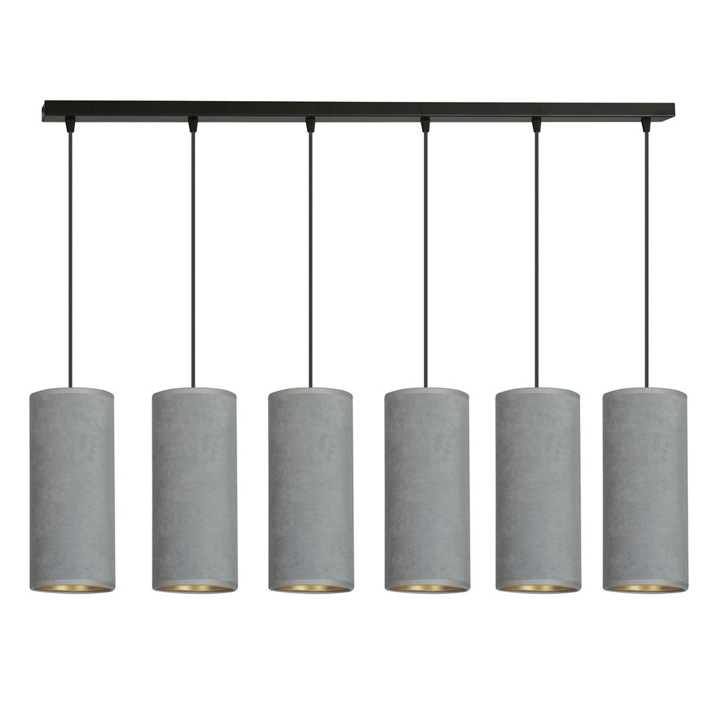Lampada a sospensione Bente 6 Bl Gray