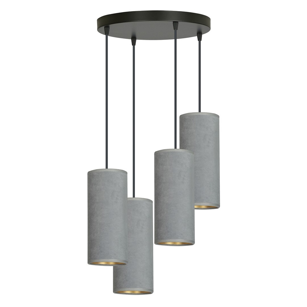Lampada a sospensione Bente 4 Bl Premium Gray