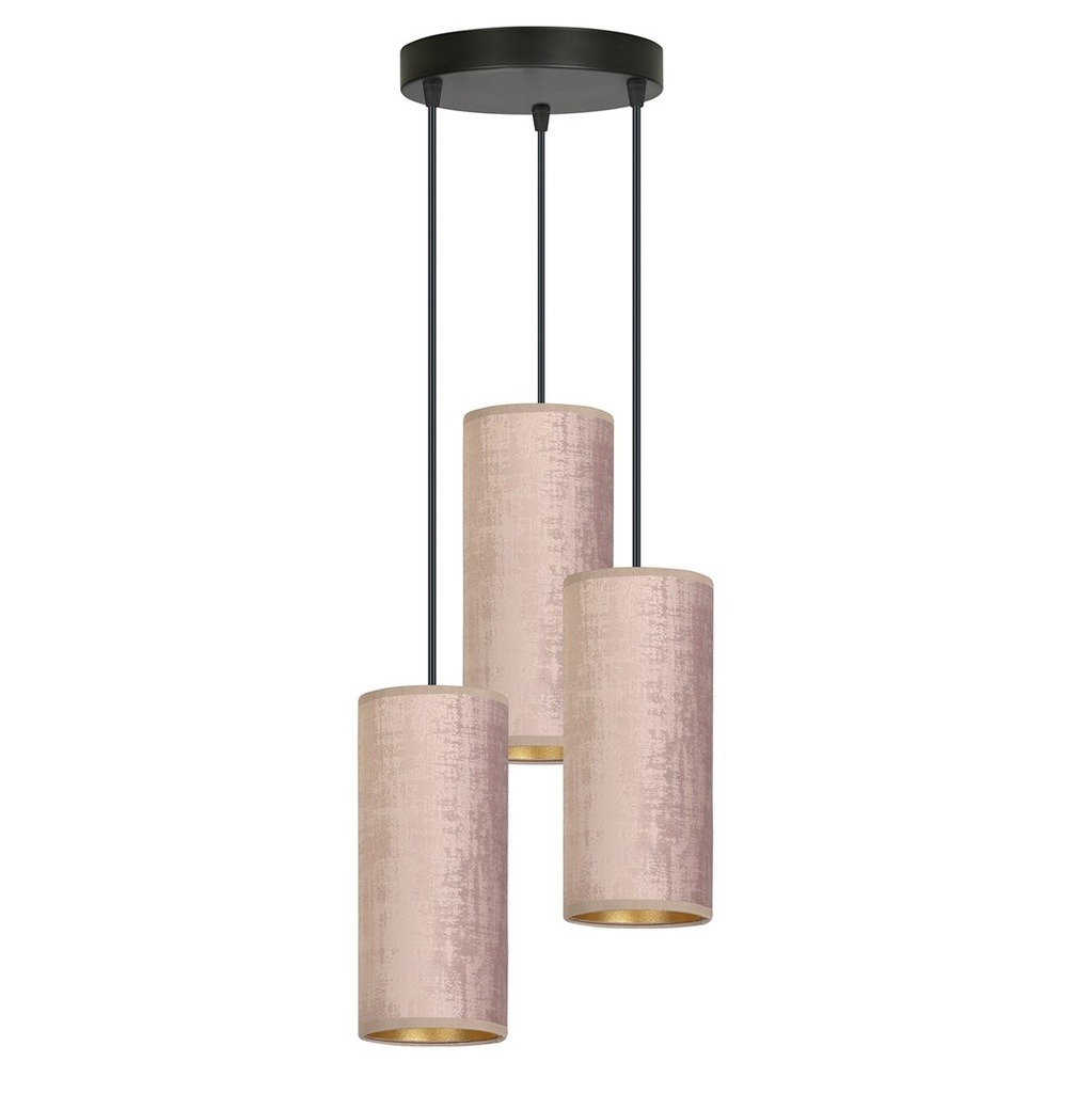 Lampada a sospensione Bente 3 Bl Premium Rose