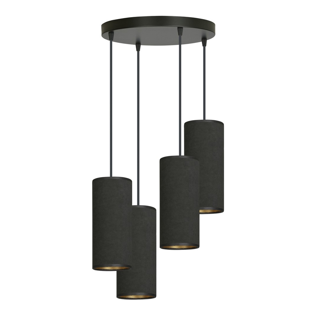 Lampada a sospensione Bente 4 Bl Premium Black