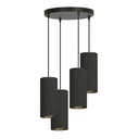 Lampada a sospensione Bente 4 Bl Premium Black