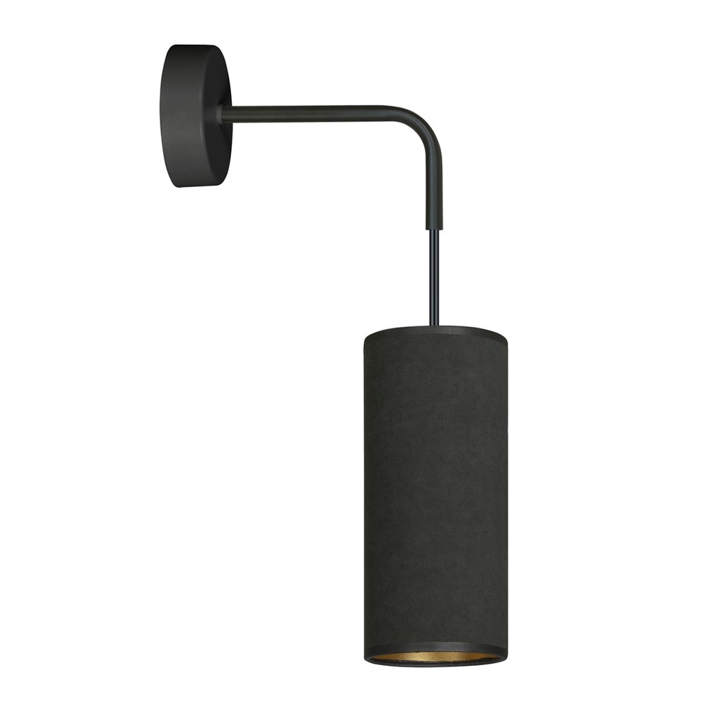 Lampada da parete Bente K1 Bl Black