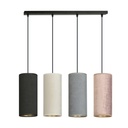 Lampada a sospensione Bente 4 Bl Mix