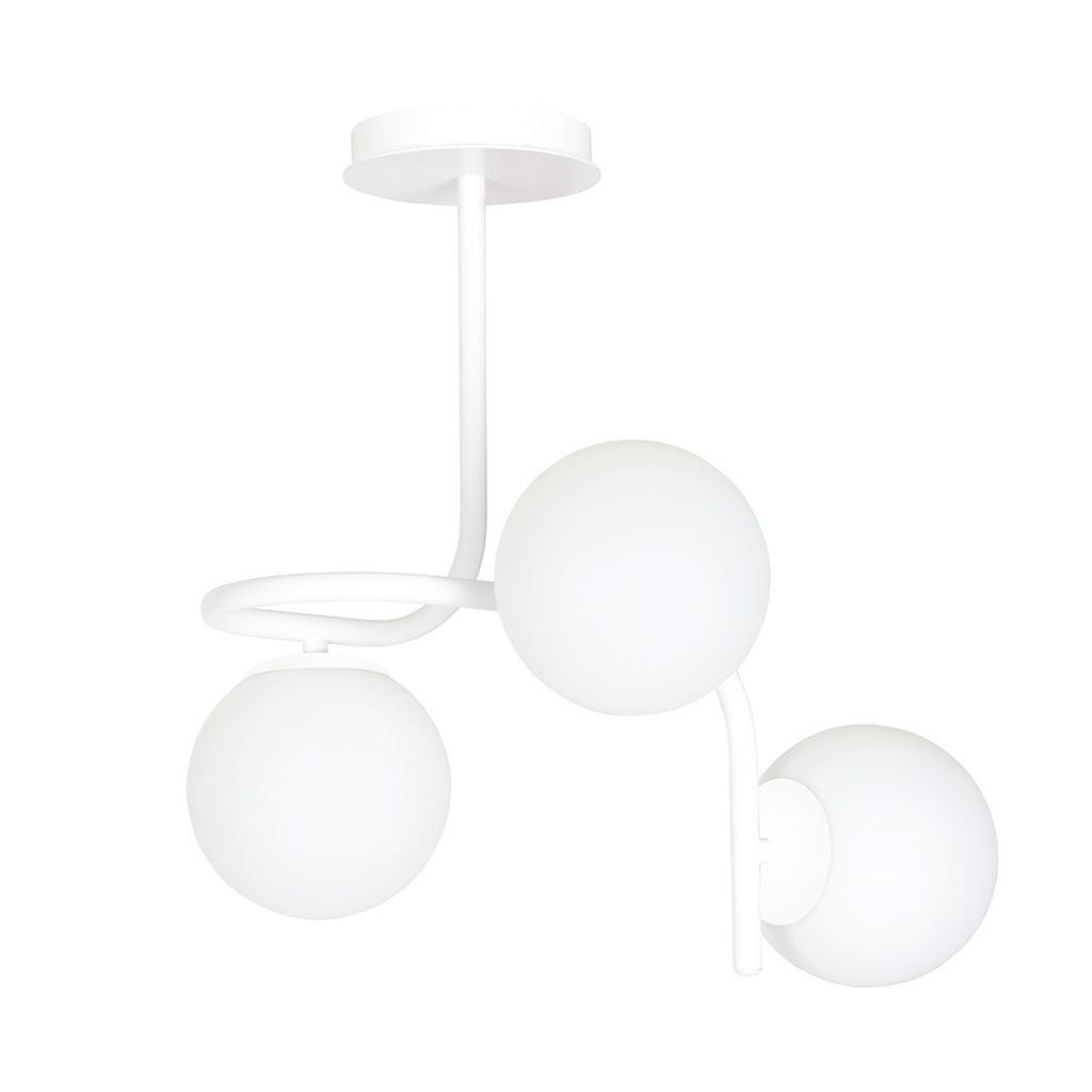 Lampada da soffitto Kalf 3 White