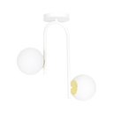 Lampada da soffitto Ragnar 2 White Gold