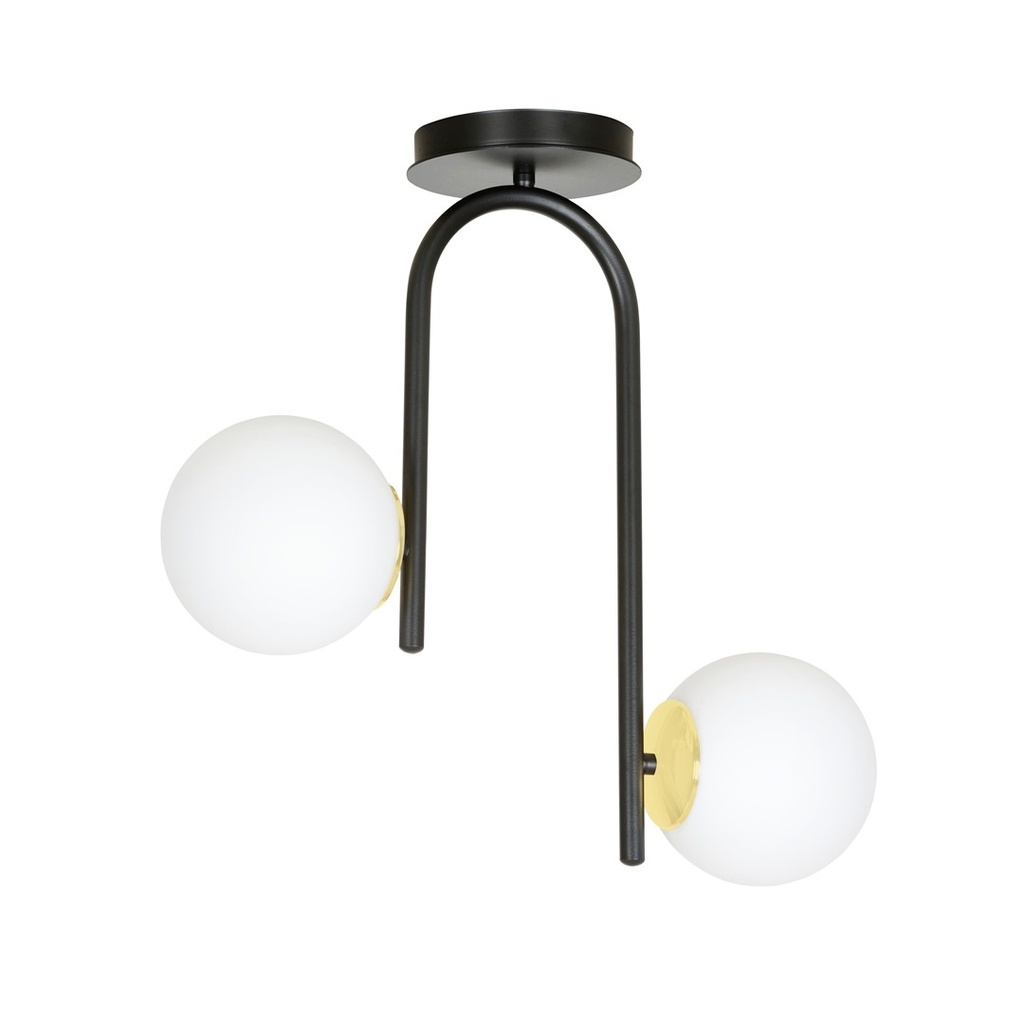 Ragnar 2 Black Gold ceiling lamp