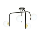 Ragnar 4B Black Gold ceiling lamp