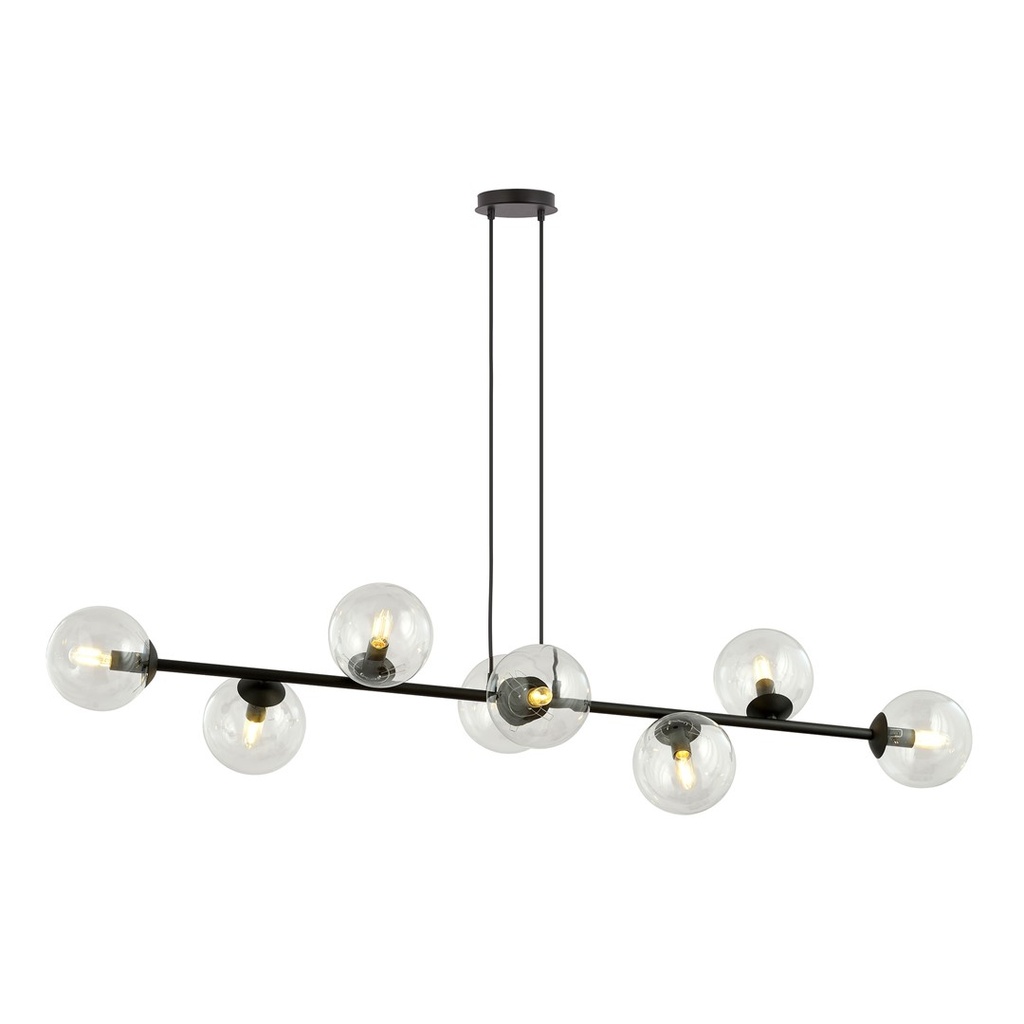 Rossi 8 Bl Transparent pendant lamp