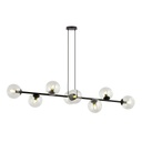Rossi 8 Bl Transparent pendant lamp