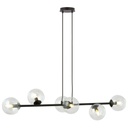 Lampada a sospensione Rossi 6 Bl Transparent