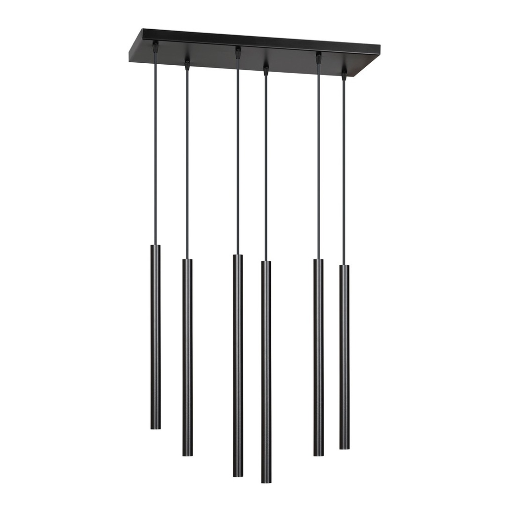 Selter 6 Black pendant lamp