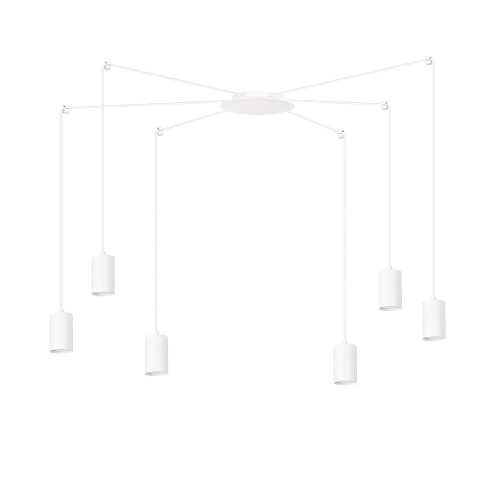Lampada a sospensione Traker 6 Wh/White